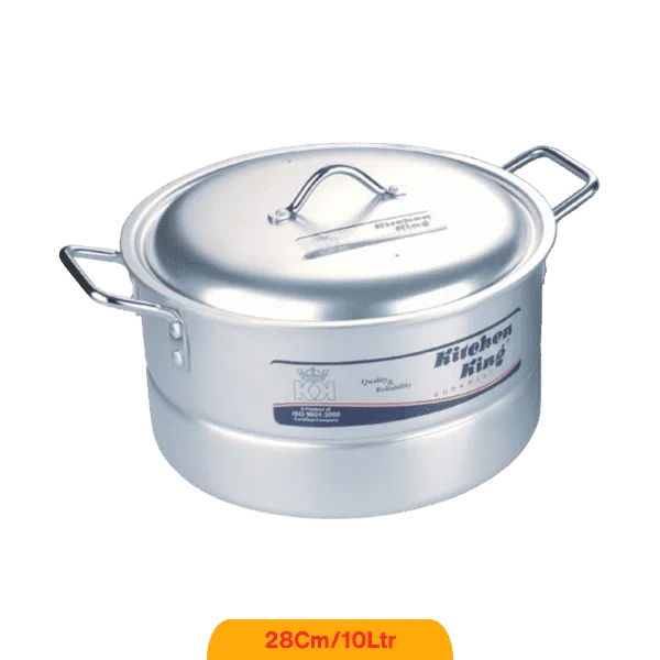 KITCHEN KING 2 IN 1 STEAMER AND COOKER 28CM