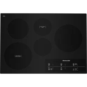 KitchenAid 30" Cooktop (KCES950KBL) - Black