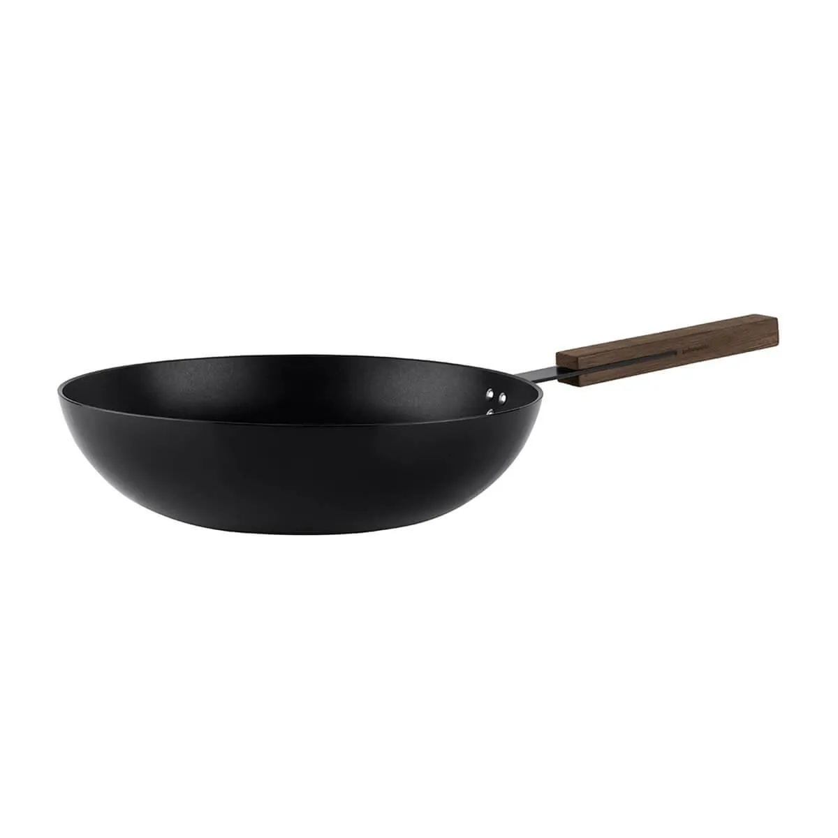 KnIndustrie Black Pasta Pan/Wok - black