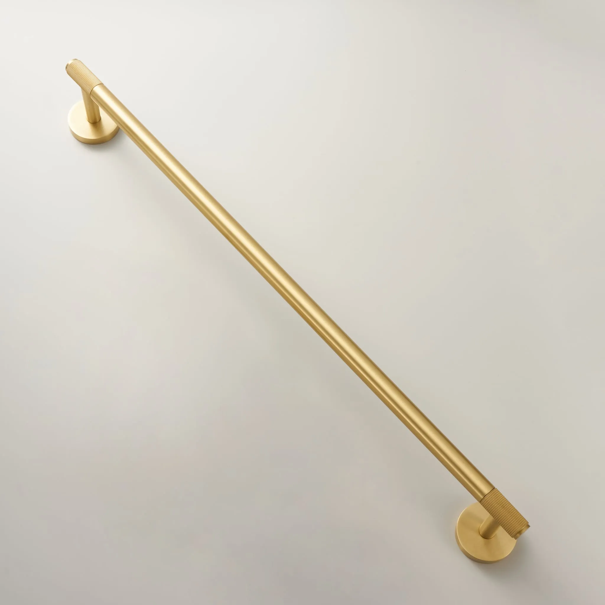 KRAM Knurled Solid Brass Towel Rail