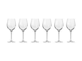 Krosno Harmony Wine Glasses 370ml 6pc (Made in Poland)