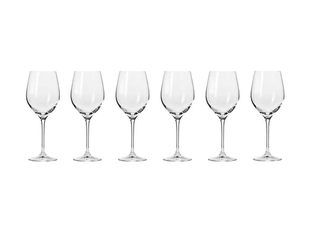 Krosno Harmony Wine Glasses 370ml 6pc (Made in Poland)