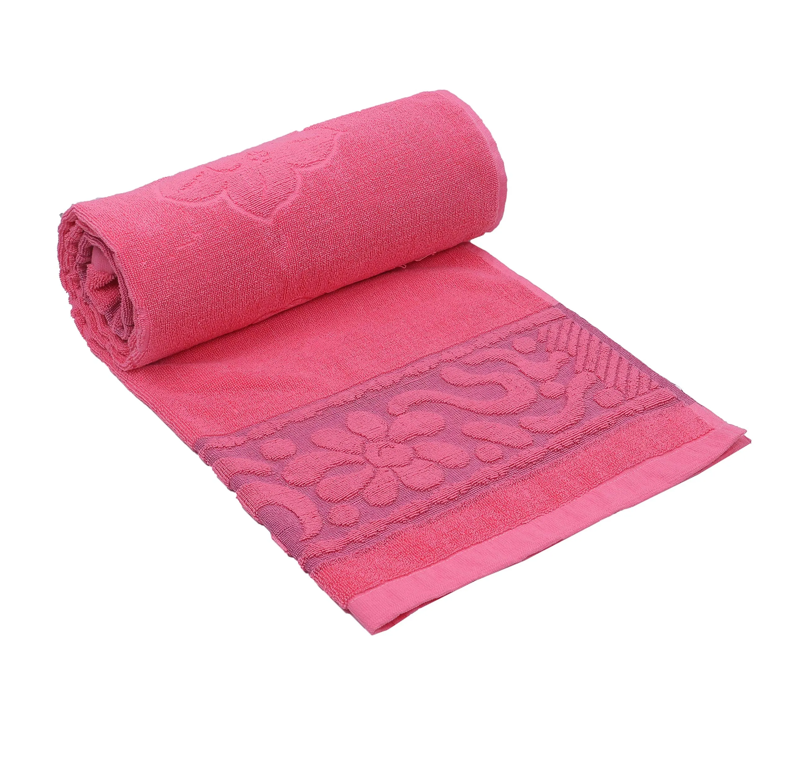 Kuber Industries 100 Percent Cotton 2 Pieces Full Size Bath Towel 30"x60" (Pink), CTKTC13796