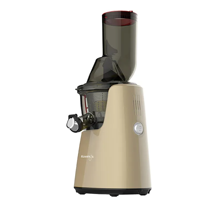 Kuvings C7000 Whole Slow Juicer with Dual Feeding Chute for Cold Press Masticating Juice (Champagne Gold)