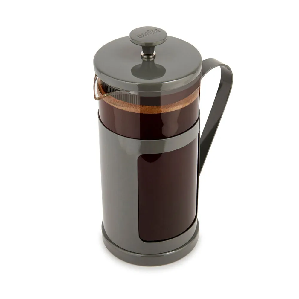 La Cafetiere Monaco 8-Cup 1L Stainless Steel/Glass French Press (Cool Grey)