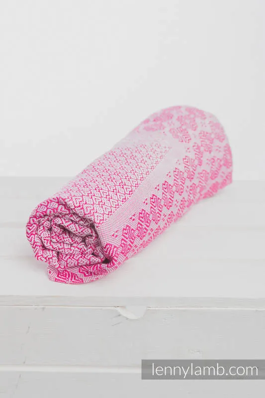 Lenny Lamb - Woven Cotton Blanket - Pink