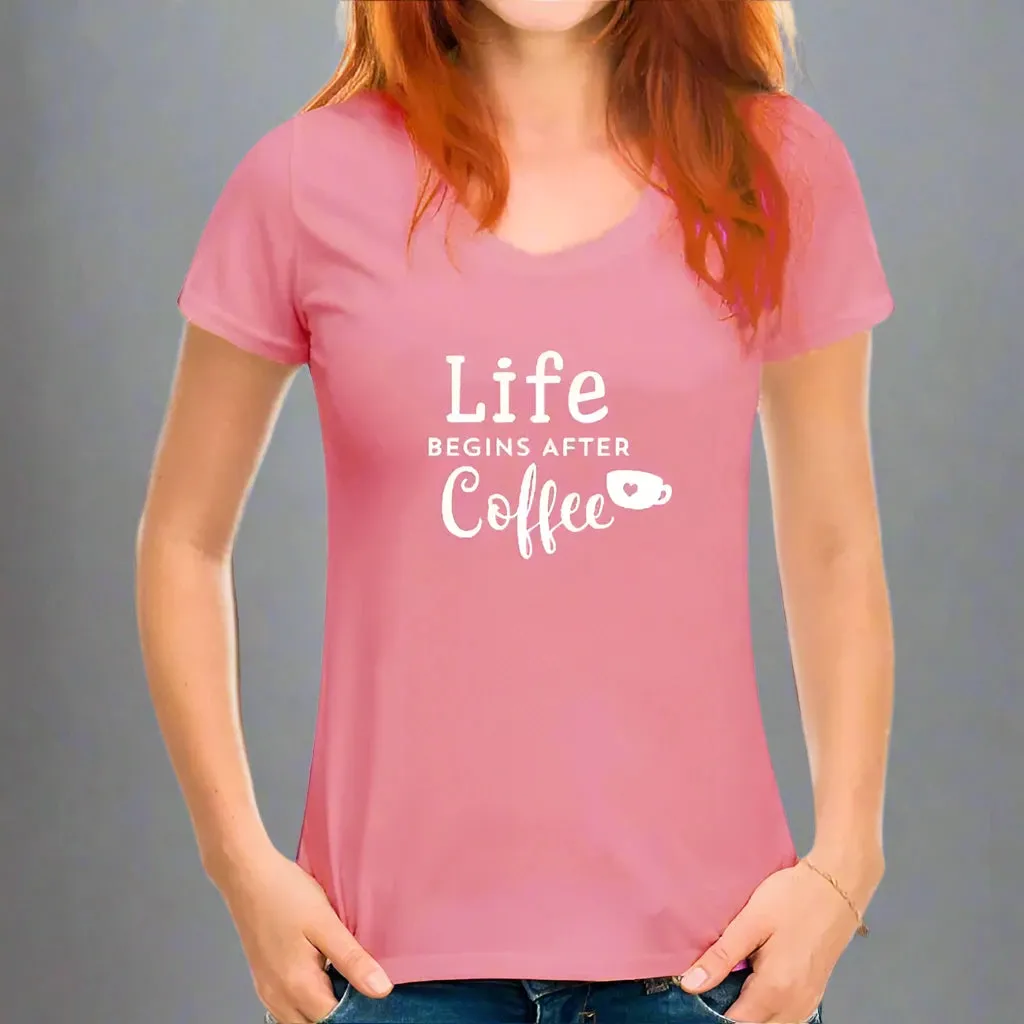 Life Begins After Coffee T-Shirt – The Ultimate Tee for Coffee Lovers