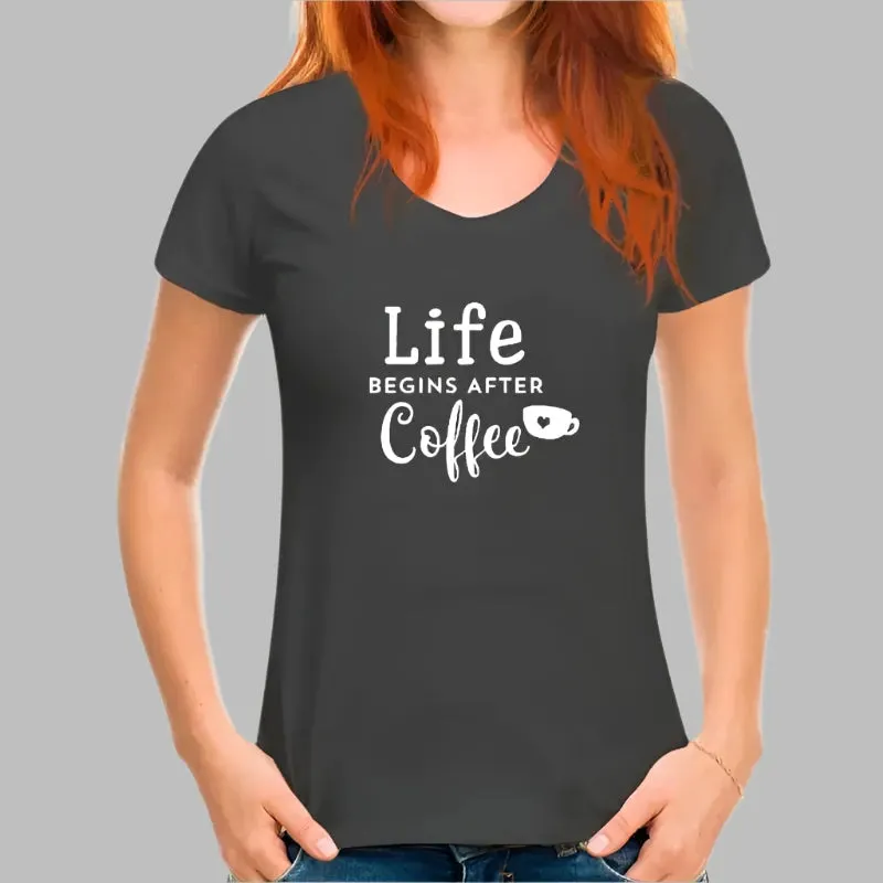 Life Begins After Coffee T-Shirt – The Ultimate Tee for Coffee Lovers