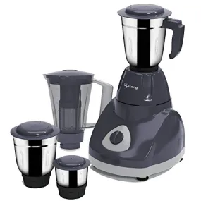 Lifelong Power VX 750Watt Juicer Mixer Grinder, 3 Stainless Steel Jar 1 Juicer Jar (Grey)