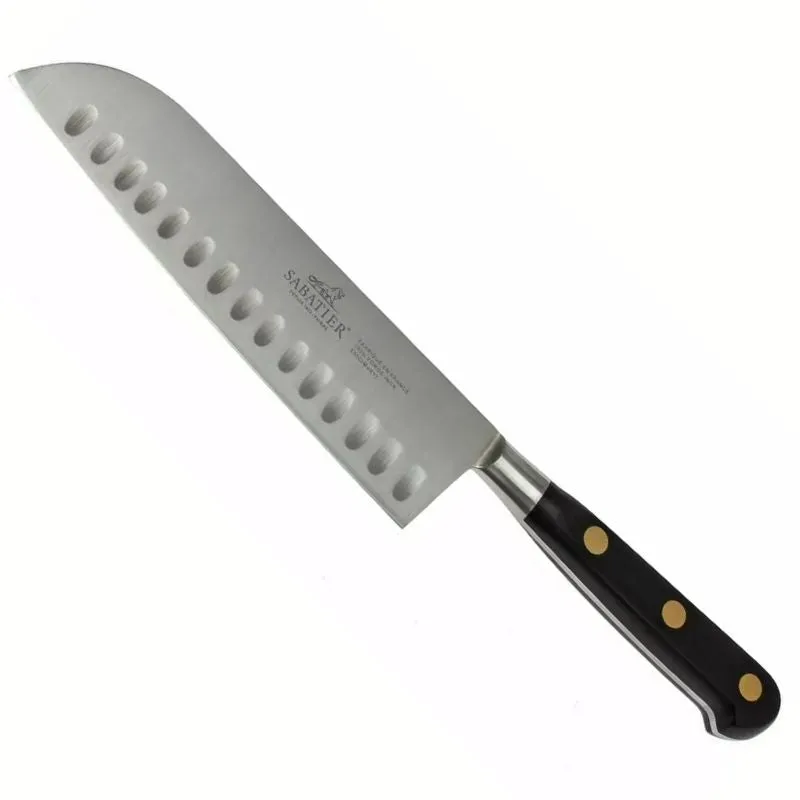 Lion Sabatier Ideal Santoku Knife Brass Rivets 18cm