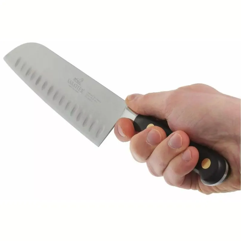 Lion Sabatier Ideal Santoku Knife Brass Rivets 18cm