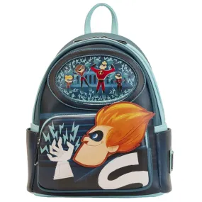 Loungefly Disney Pixar Moments Incredibles Syndrome Mini Backpack