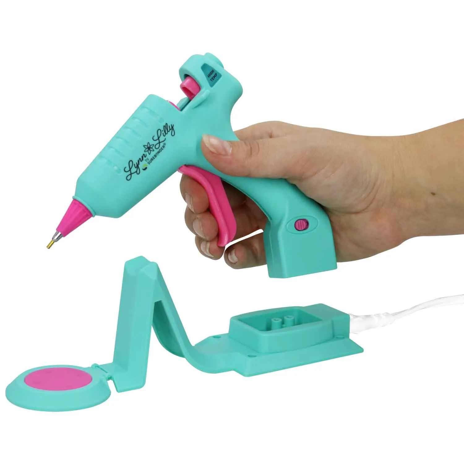 Lynn Lilly Edition Cordless/Corded Detail Tip Mini Glue Gun