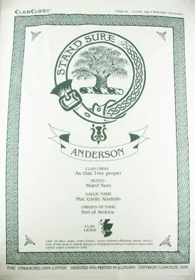 MacPherson Clan Tea Towel