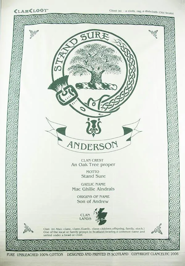 MacPherson Clan Tea Towel