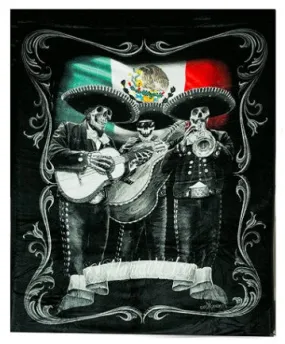 Mariachi Loco Queen Blanket