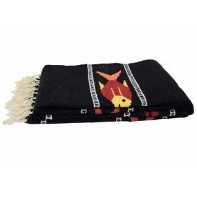 Mexican Fish Blanket - Black