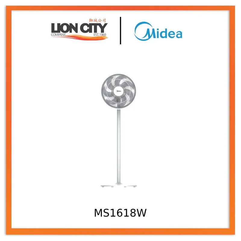 Midea MS1618W Oscillation Stand Fan 16 inches