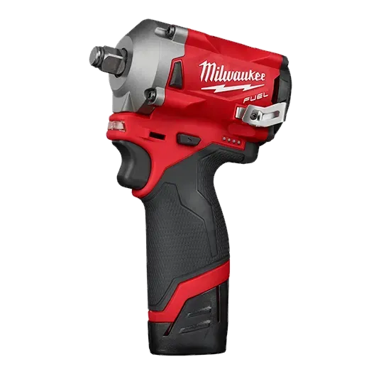 Milwaukee 2555-22 M12 FUEL Stubby 1/2" Impact Wrench Kit