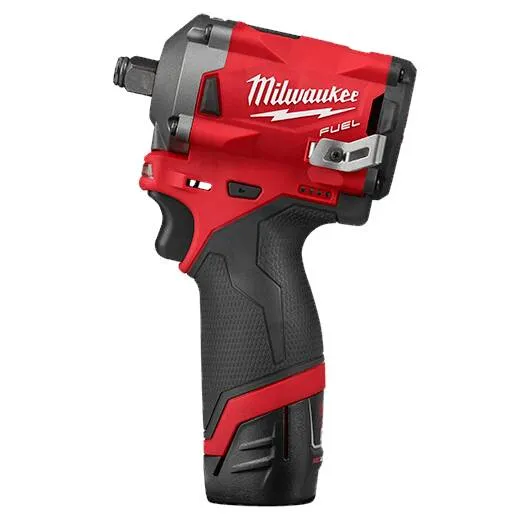 Milwaukee 2555-22 M12 FUEL Stubby 1/2" Impact Wrench Kit