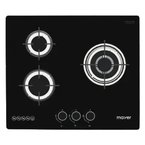 MMGH633HI 60CM 3-BURNER GAS HOB (LPG)