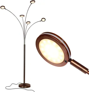 Modern LED Arc Lamp - 5 Adjustable Arms & Light Heads Arch