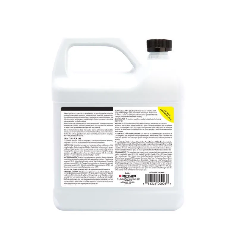 Moldex No Scent Disinfectant Deodorizer and Cleaner 64 oz