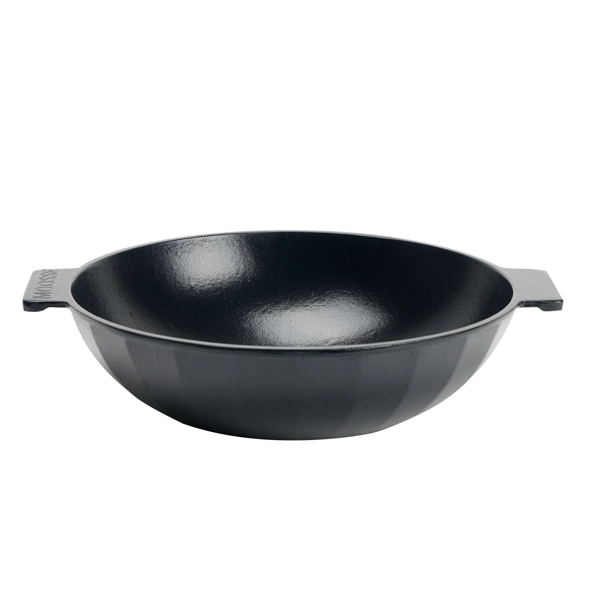 MOOSSE Mini Wok with Lid, Premium Enameled Cast Iron 10.4” (26 cm)