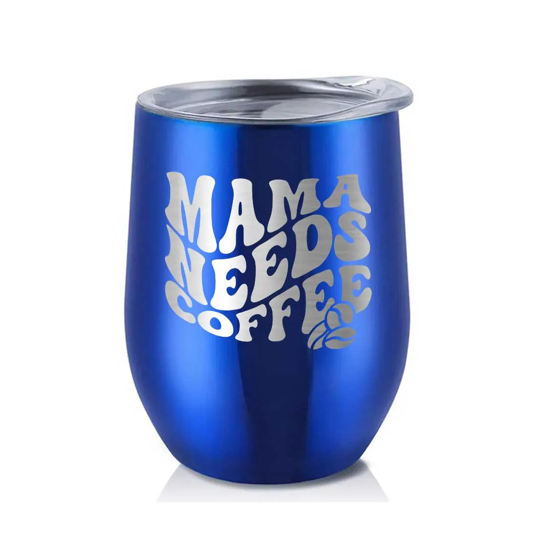 Mothers Day Gifts Designer Travel Coffee Mug With Lid Gift for Mom  - Mama Needs Coffee