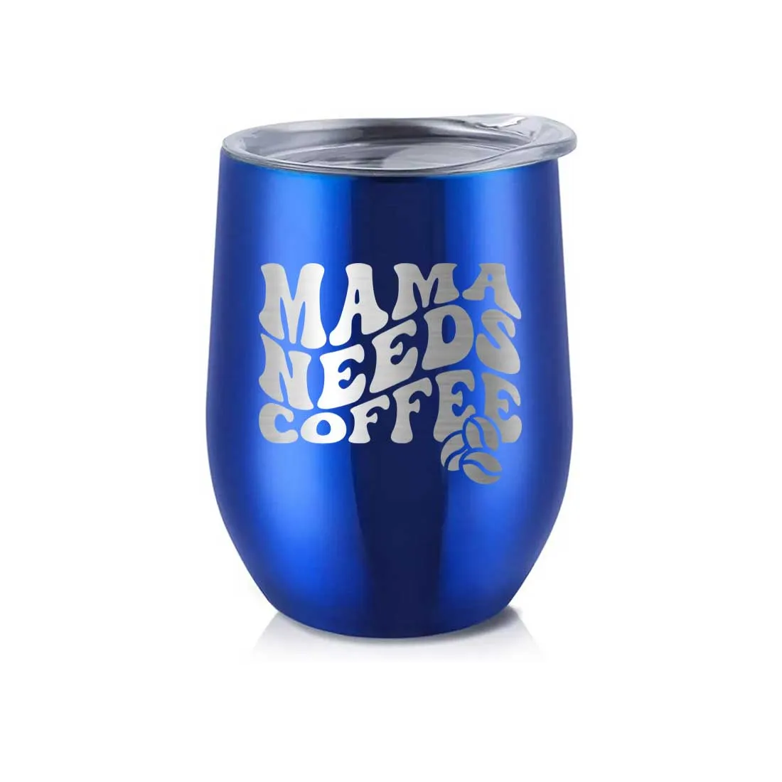 Mothers Day Gifts Designer Travel Coffee Mug With Lid Gift for Mom  - Mama Needs Coffee