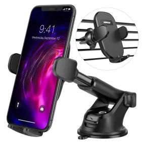 Mpow 155A Car Phone Mount for Dashboard Windshield Air Vent