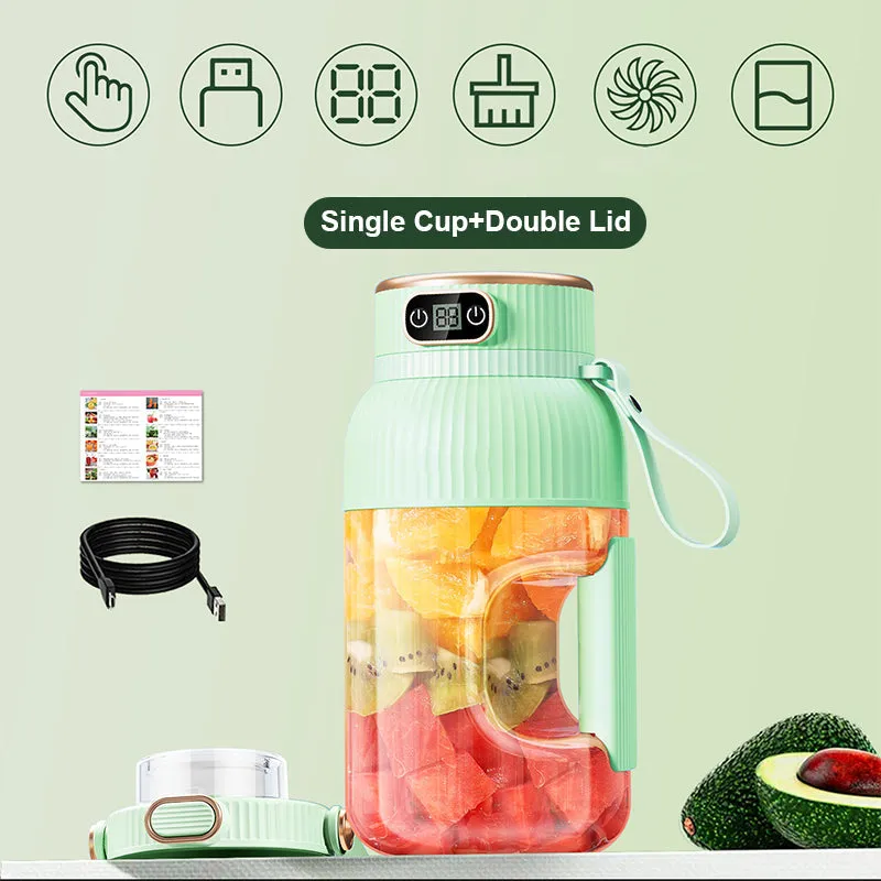 Multifunctional Portable Juicer Cup With Digital Display