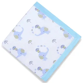 Muslin Blanket - 4 Layered - Elephant Print