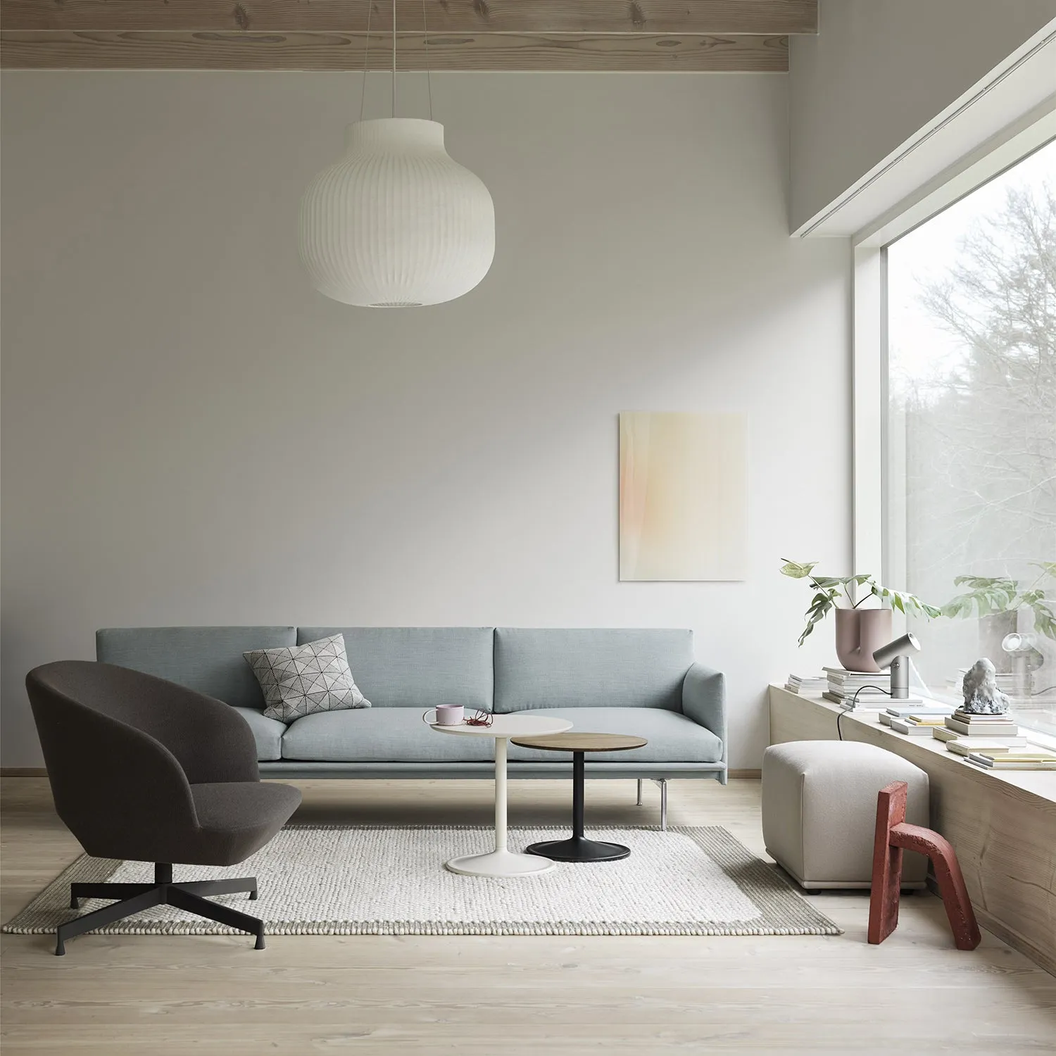 muuto | pebble wool rug | light grey 170x240cm