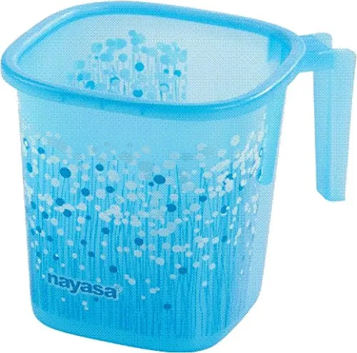 Nayasa Plastic Square Ring Deluxe Funk Mug (Blue)