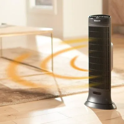 New - Honeywell Slim Ceramic Tower Heater Black