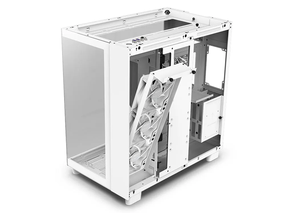 NZXT ATX H9 Flow Mid-tower ATX Case White