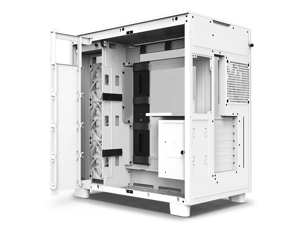 NZXT ATX H9 Flow Mid-tower ATX Case White