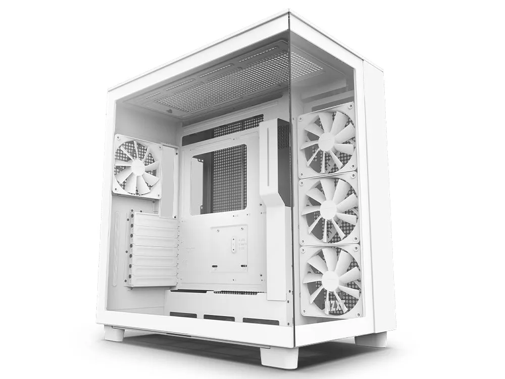 NZXT ATX H9 Flow Mid-tower ATX Case White