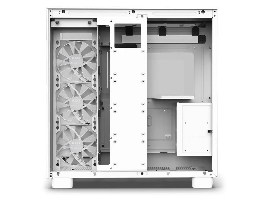 NZXT ATX H9 Flow Mid-tower ATX Case White