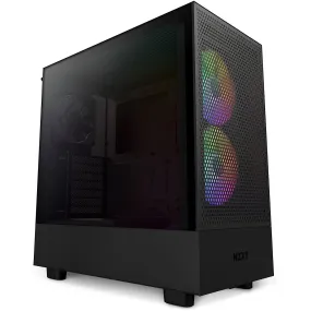 NZXT H5 FLOW RGB MID-TOWER ATX CABINET BLACK