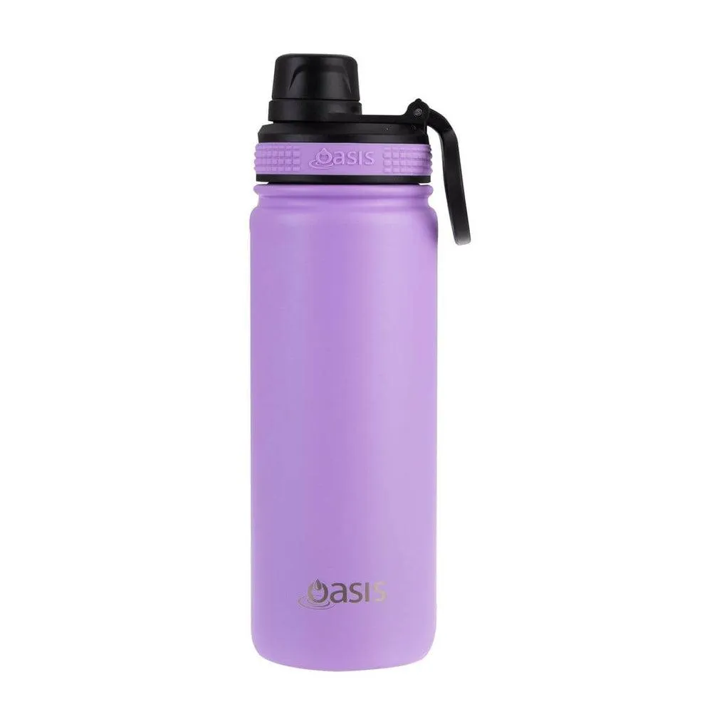 Oasis 550ml Insulated Challenger Water Bottle Lavender