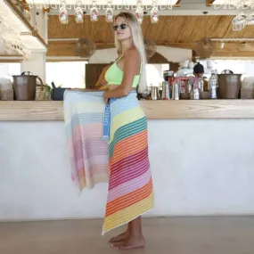 Ocean Kai Peacook Beach Towel | Sustainable Recycled Beach Towels