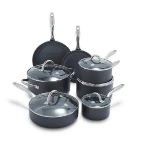 Open Box - GreenPan Madison 12pc Hard Anodized Ceramic Non-Stick Cookware Set