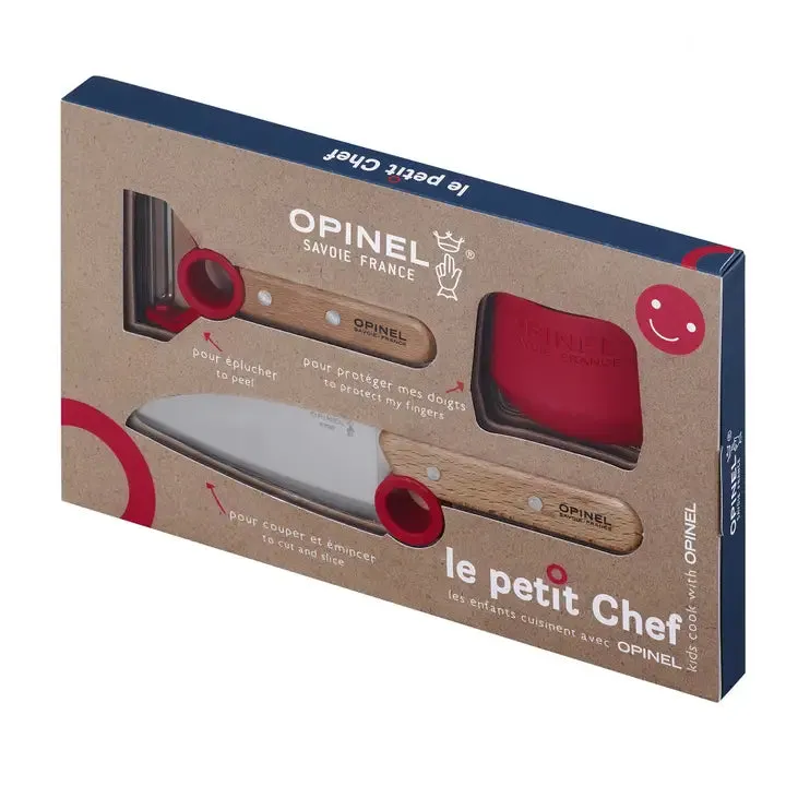 Opinel Le Petit Chef 3 piece Knife Set