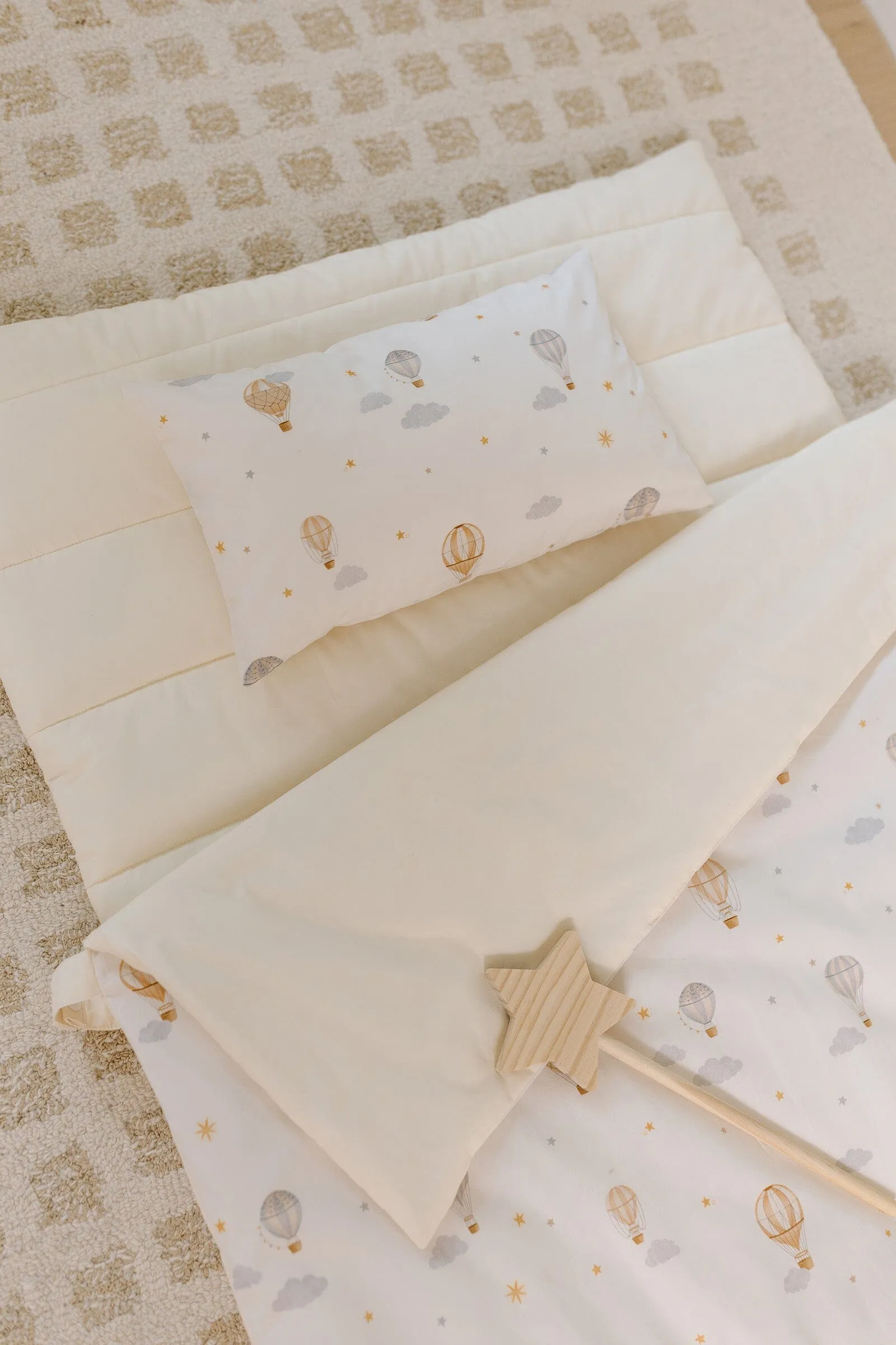 Organic Portable Bedding Set |  Hot Balloon