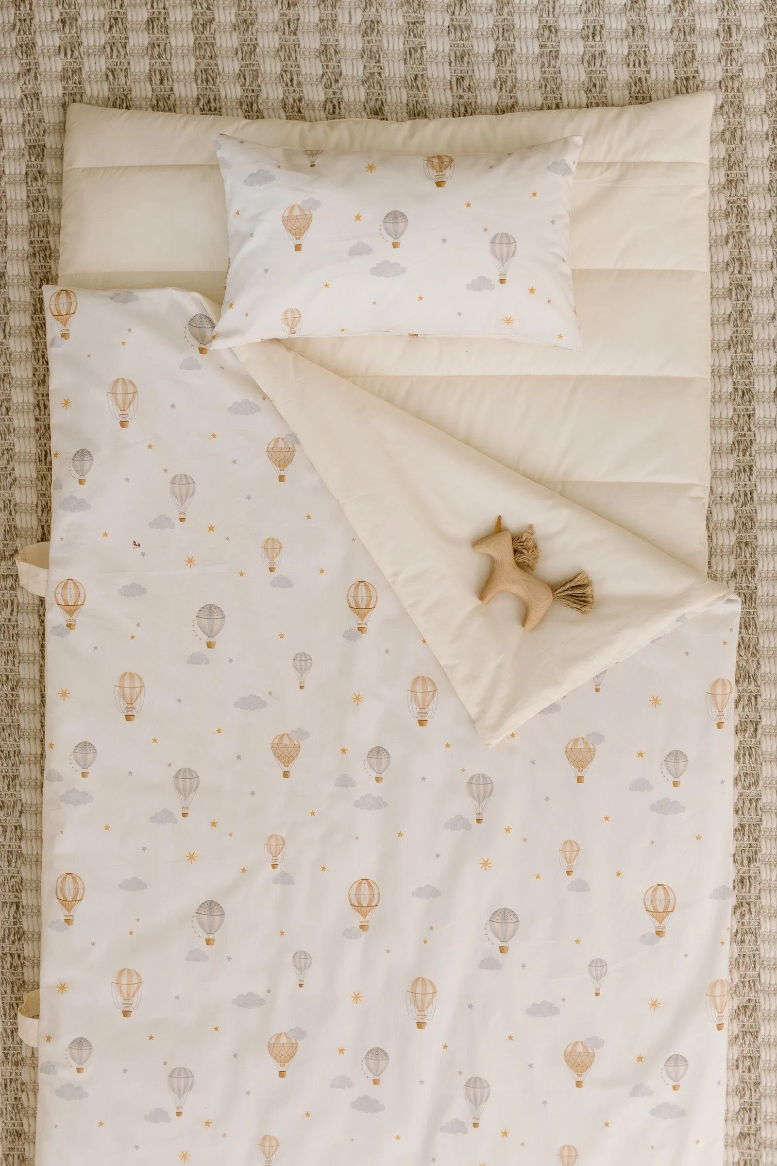 Organic Portable Bedding Set |  Hot Balloon