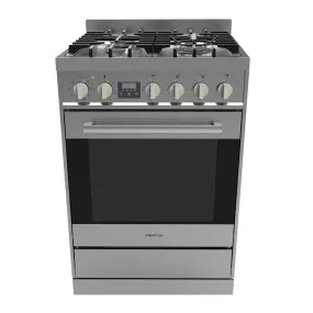 Parmco 600mm Stainless Steel Combination Freestanding Stove