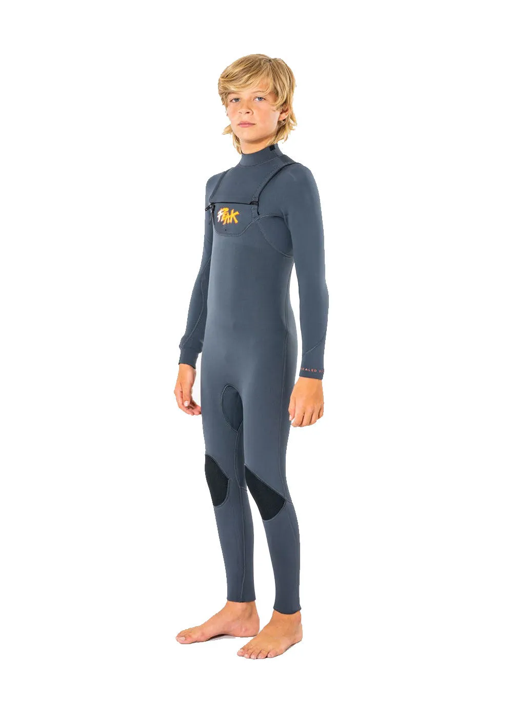 Peak Junior Climax Pro Chest Zip 3/2mm Steamer Wetsuit