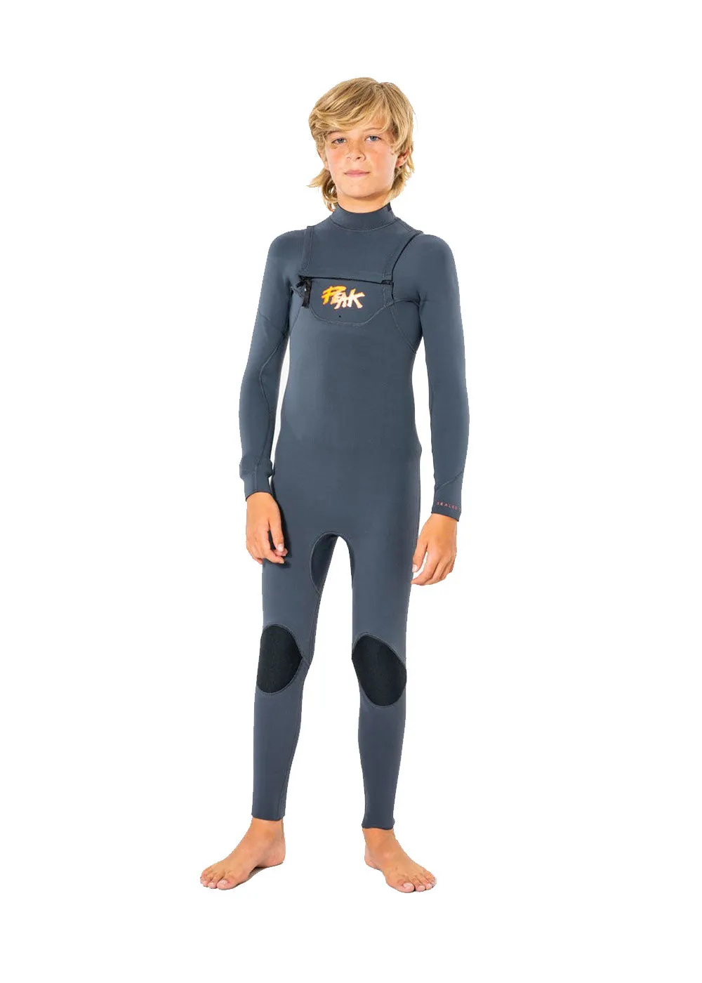 Peak Junior Climax Pro Chest Zip 3/2mm Steamer Wetsuit